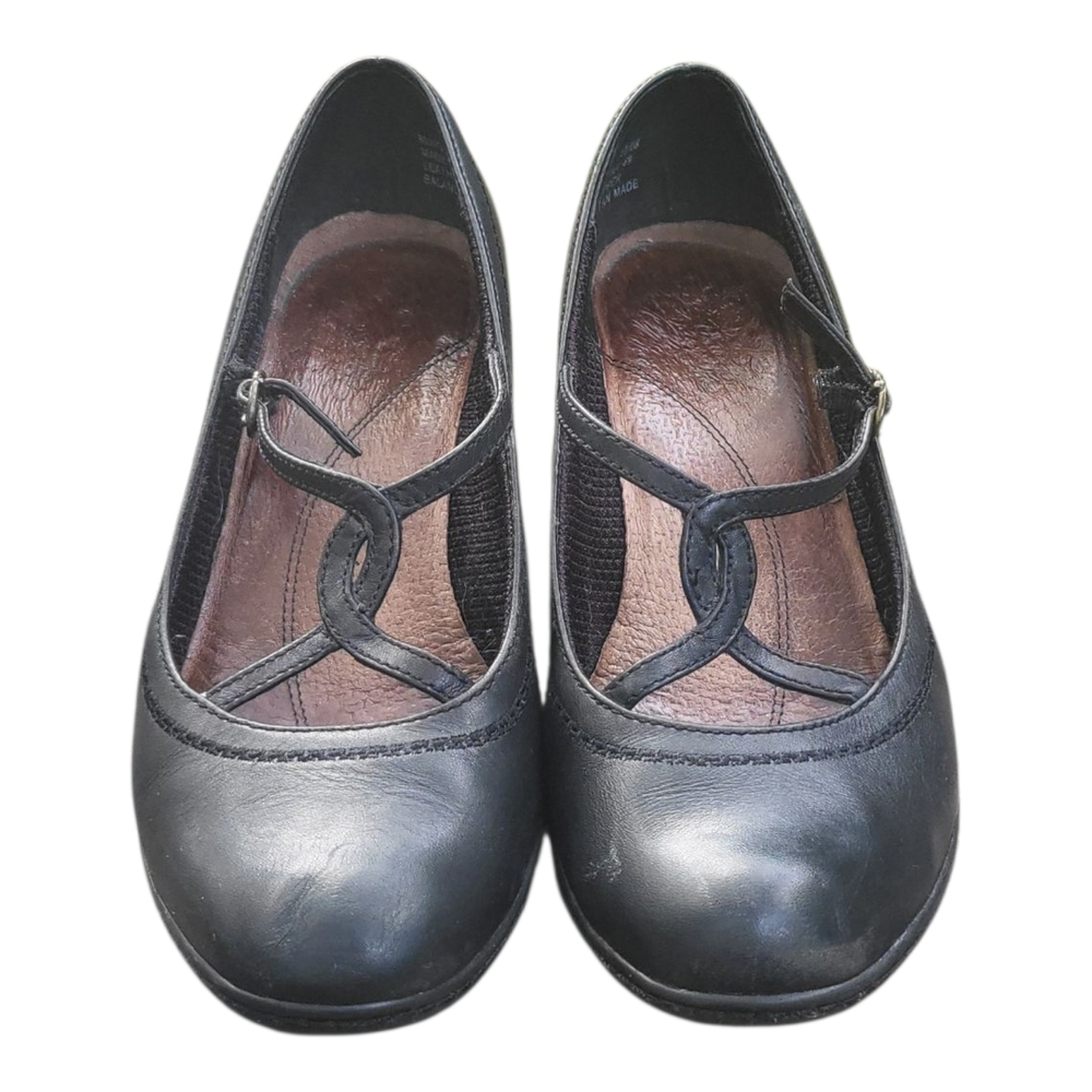 Clarks Black Heels Classic Mary Jane